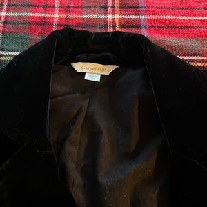Garnet hill velvet coat- lightweight
